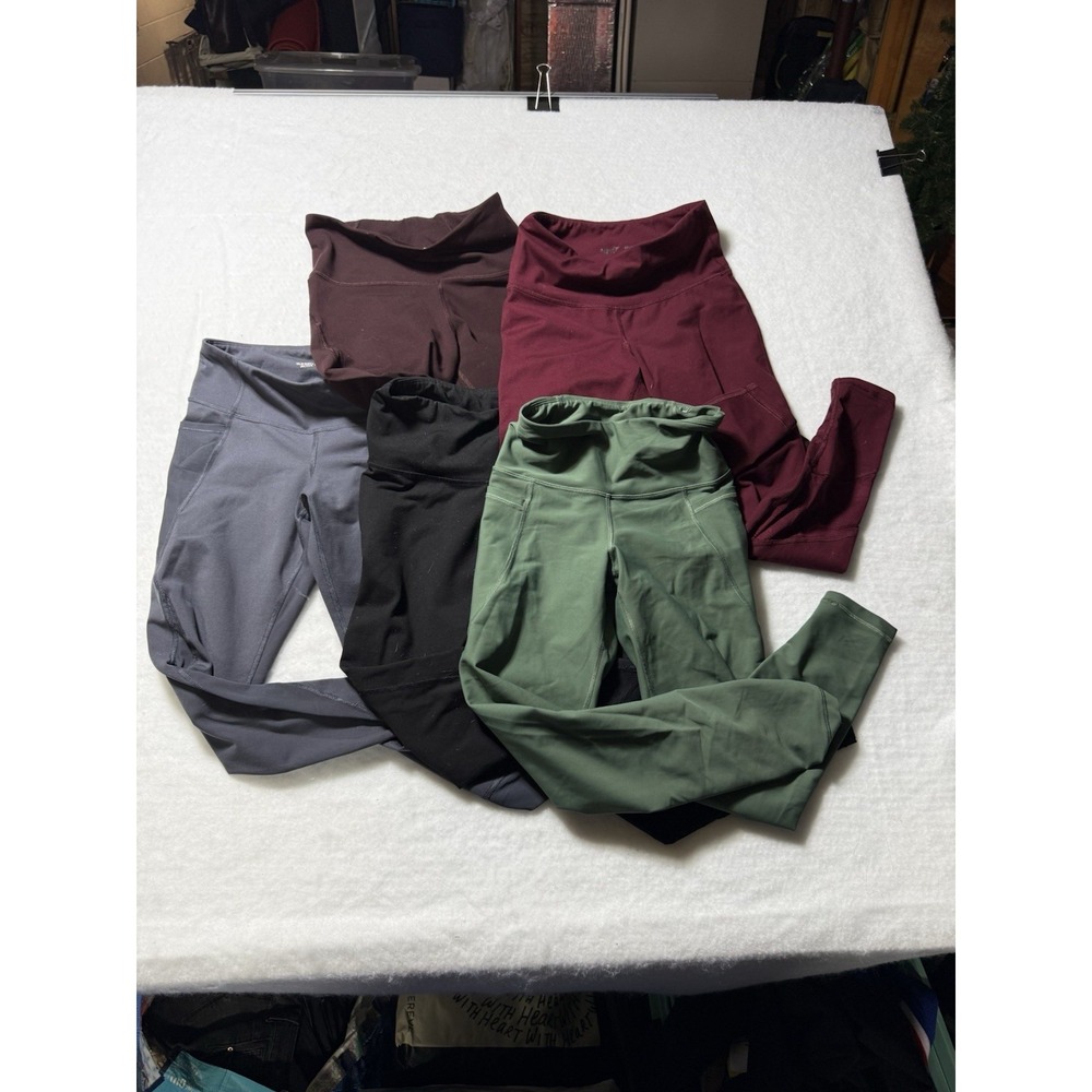 Old Navy Active Go-Dry High Rise Leggings Lot 6 Pair Women's Medium Workout Pant